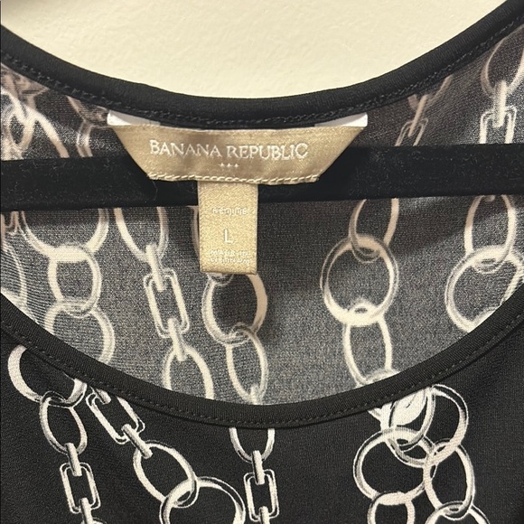 Banana Republic Black and White Women's Top - Picture 2 of 5